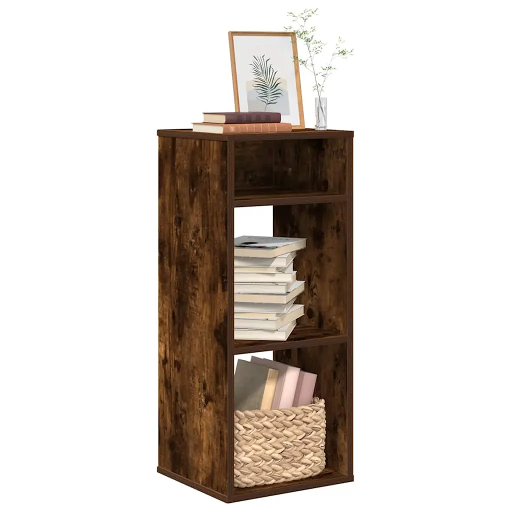 Libreria Rovere Fumo 34x31x80 cm in Legno Multistrato