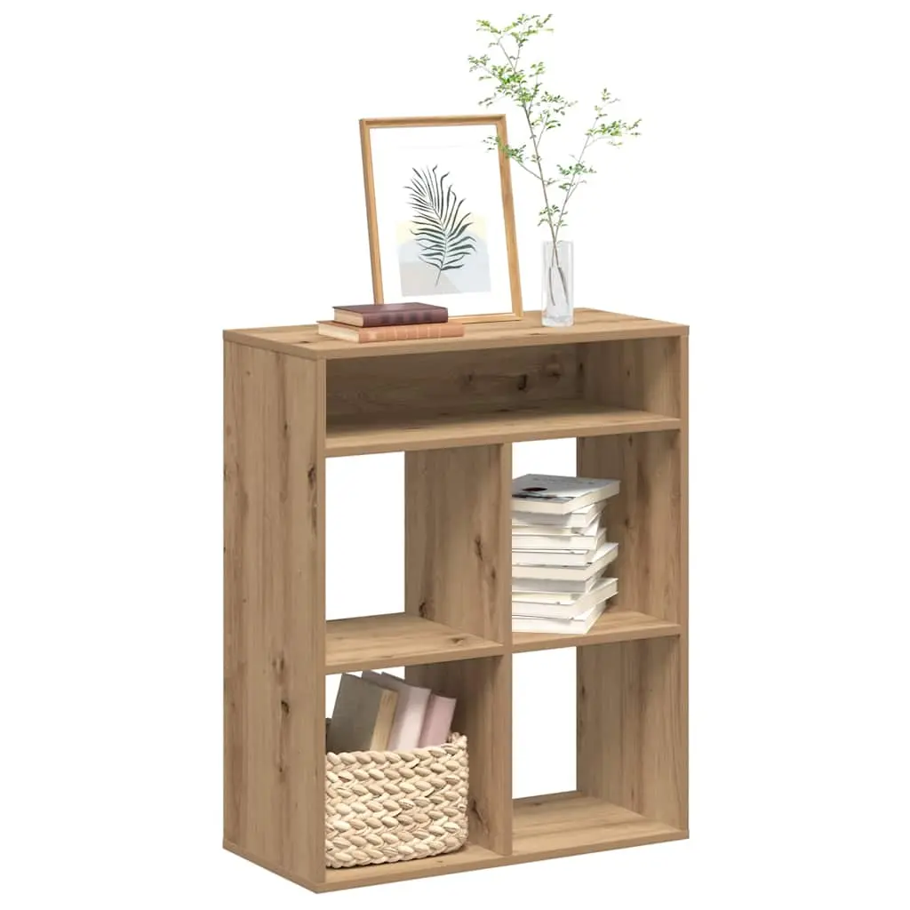 Libreria Rovere Artigianale 66x31x80 cm Legno Multistrato