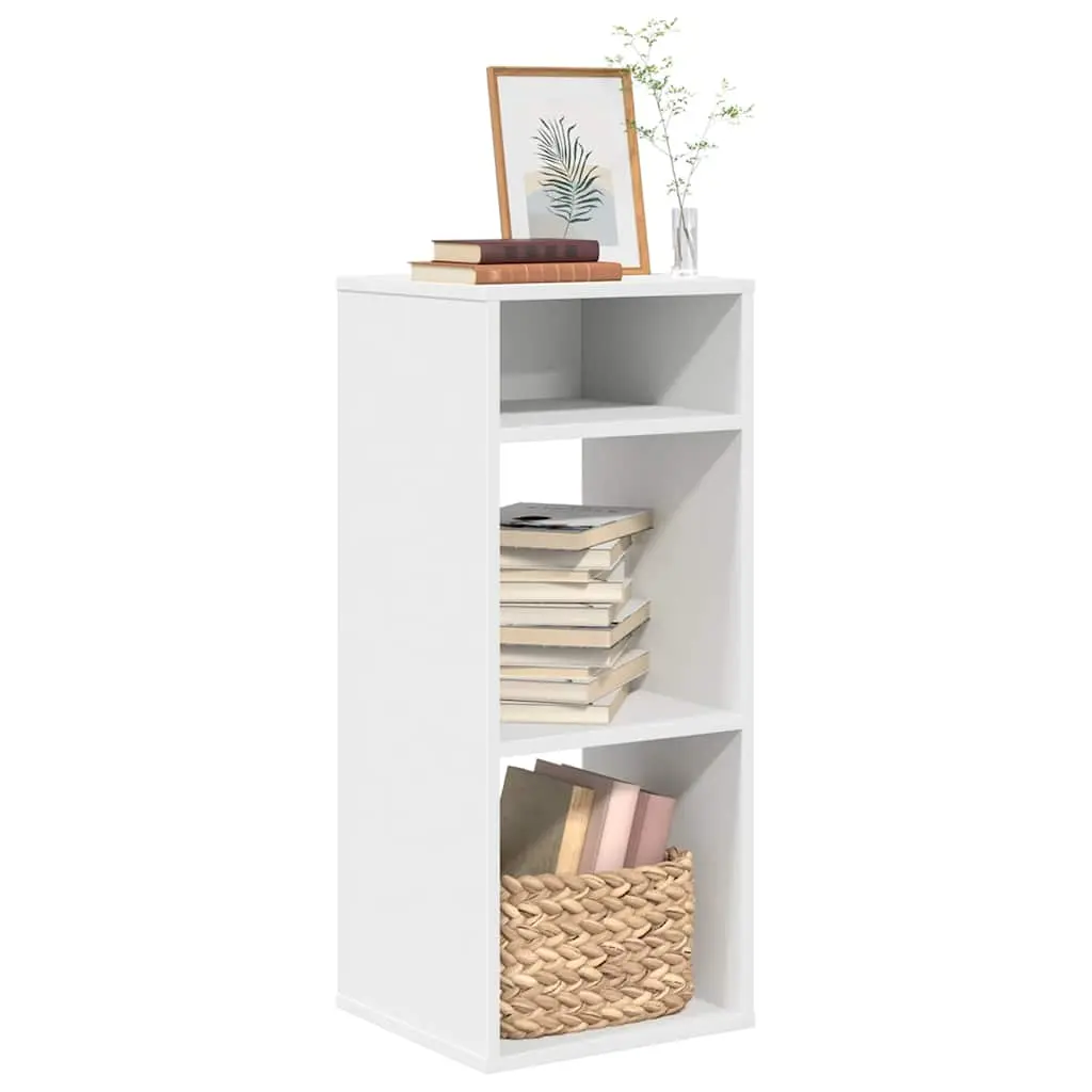 Libreria Bianca 34x31x80 cm in Legno Multistrato