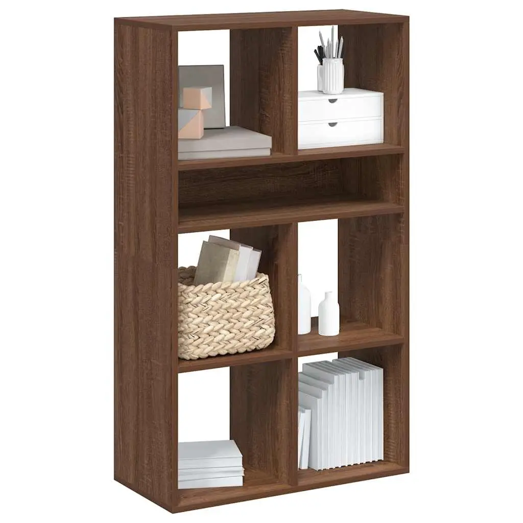 Libreria Rovere Marrone 66x31x112 cm in Legno Multistrato