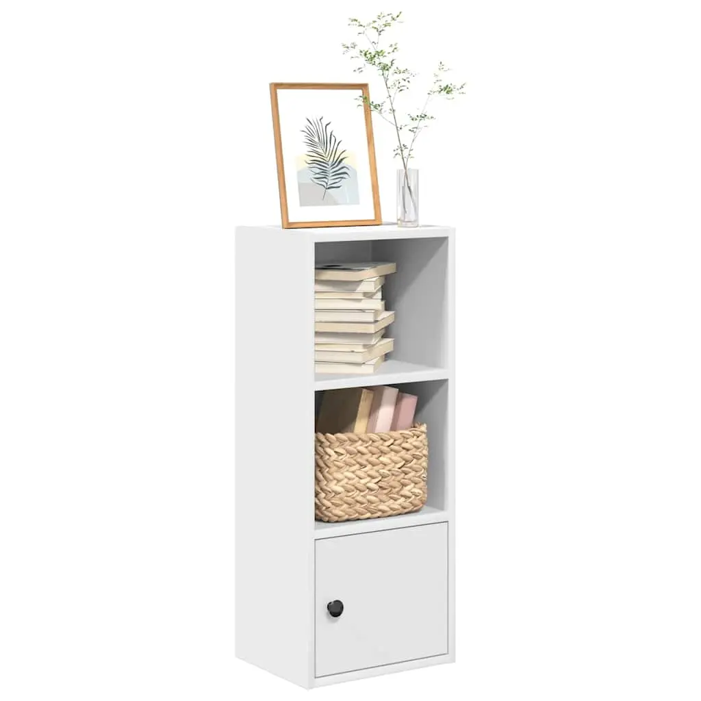 Libreria Bianca 31x24x77 cm in Legno Multistrato