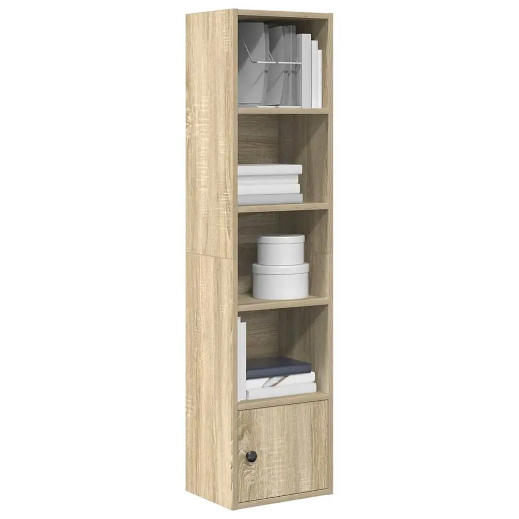 Libreria Rovere Sonoma 31x24x127 cm in Legno Multistrato