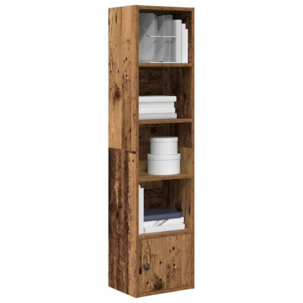 Libreria Legno Vecchio 31x24x127 cm in Legno Multistrato