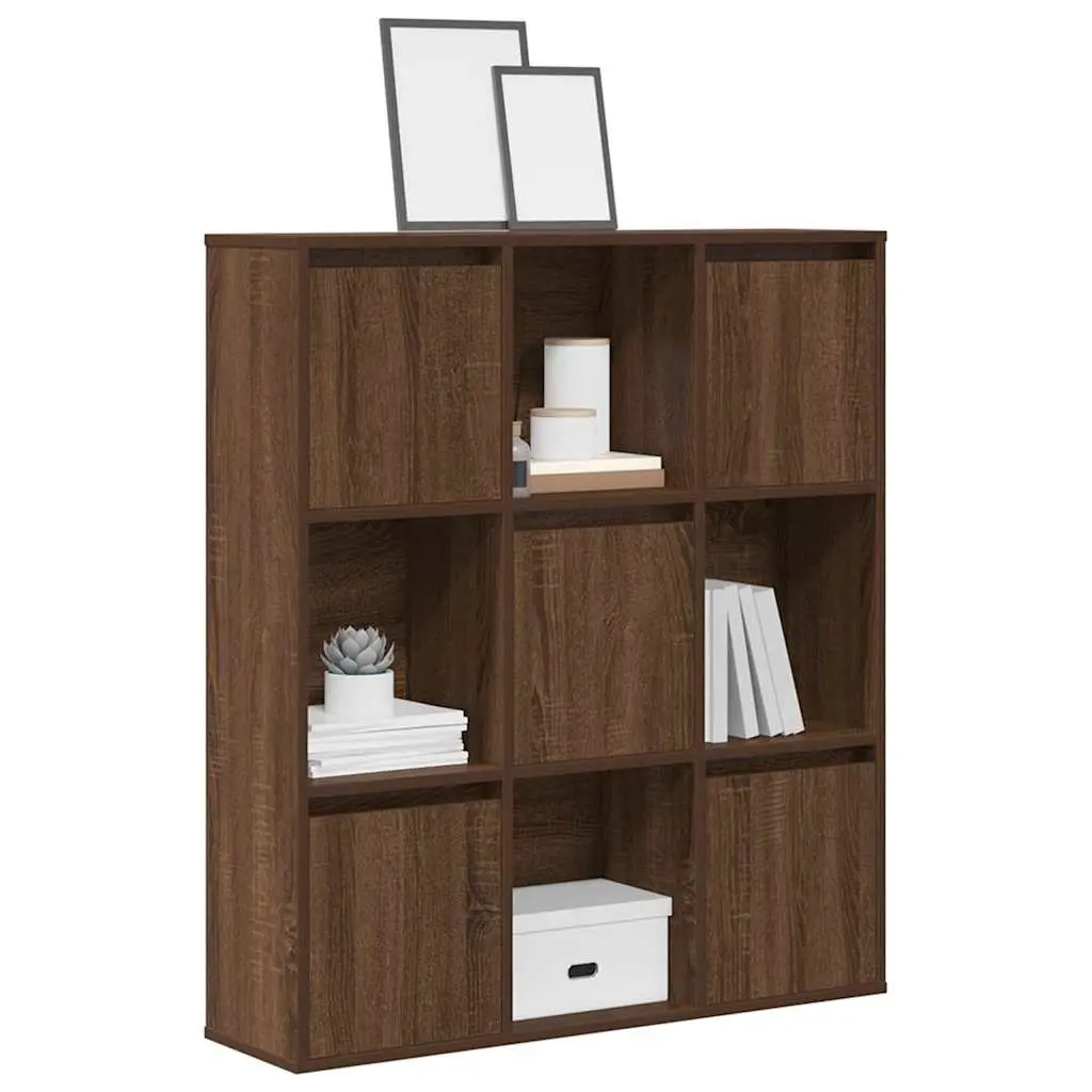 Libreria Rovere Marrone 89x24x101,5 cm in Legno Multistrato