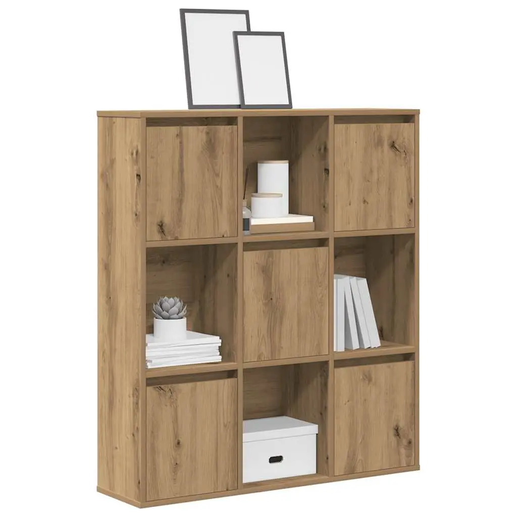 Libreria Rovere Artigianale 89x24x101,5 cm in Legno Multistrato