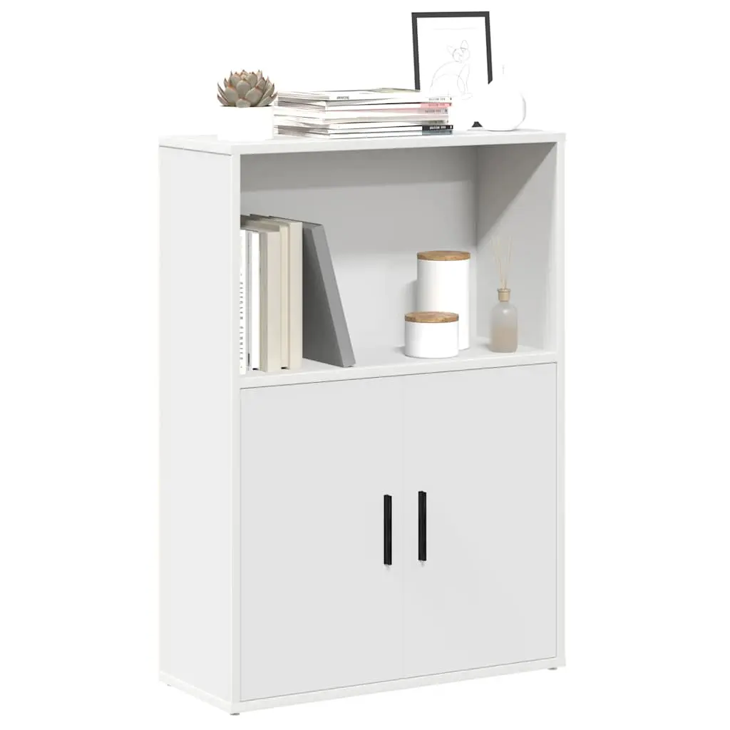 Libreria Bianca 60x24x85 cm in Legno Multistrato