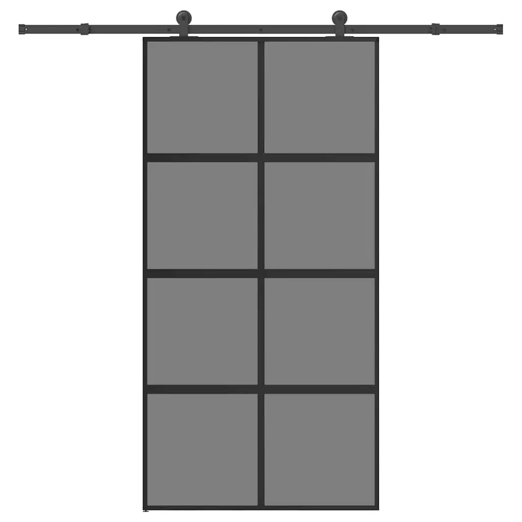 Porta Scorrevole con Ferramenta Vetro Temperato Alluminio