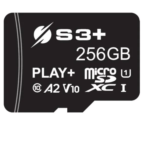 256GB S3PLAYMICROSDXC U3 V30