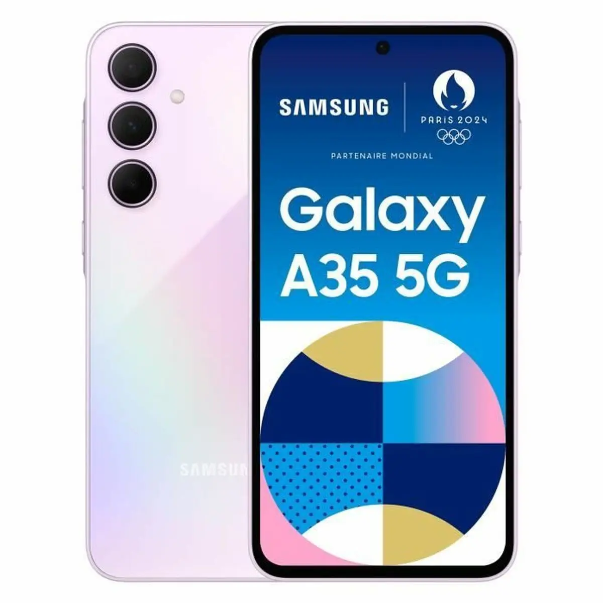 Smartphone Samsung Galaxy A35 6 GB RAM 128 GB Nero Lilla