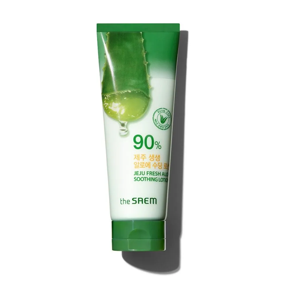 Lozione Calmante The Saem Jeju Fresh Aloe 90% (250 ml)