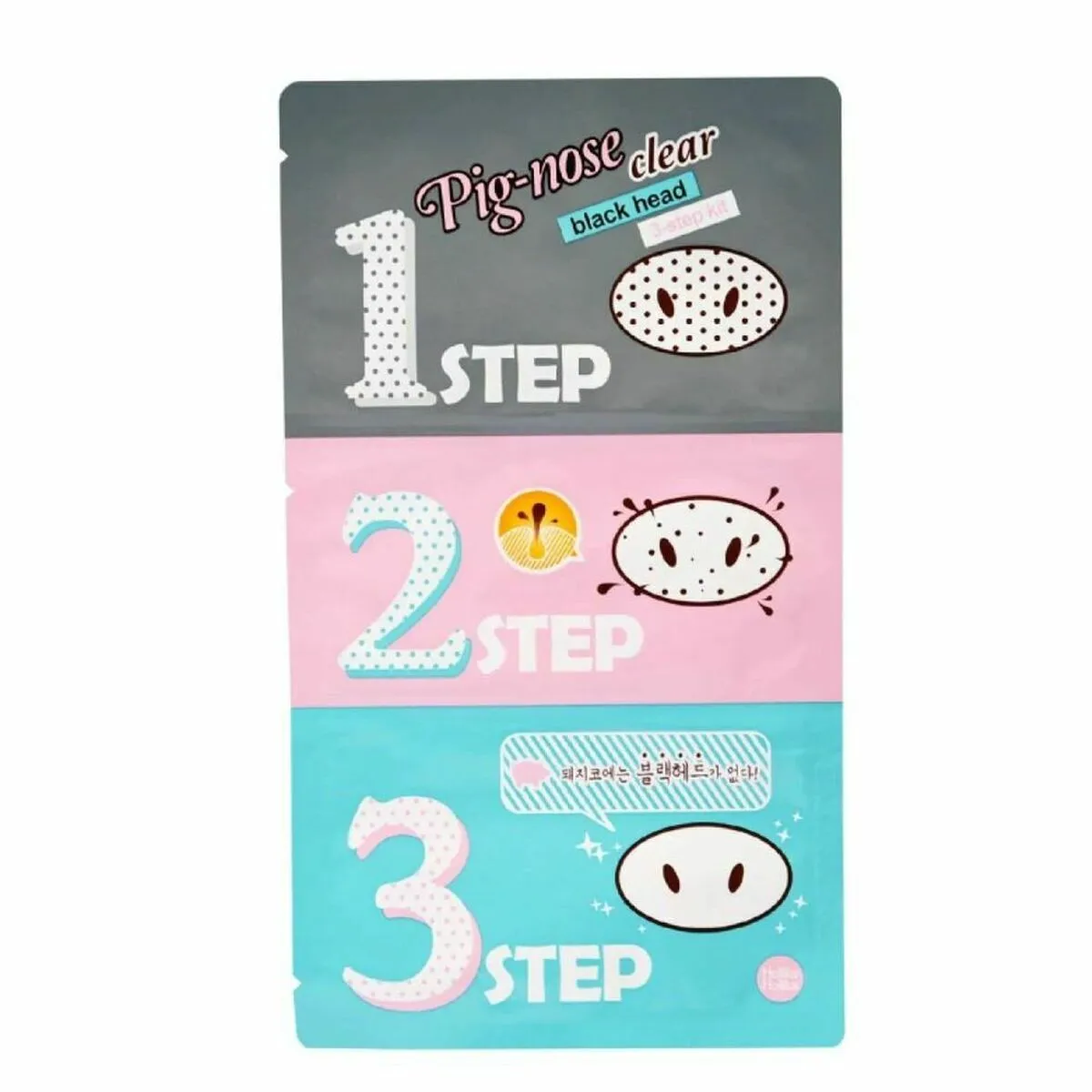 Maschera Viso Peel Off Holika Holika Pig-nose Clear Black Head 3 Step