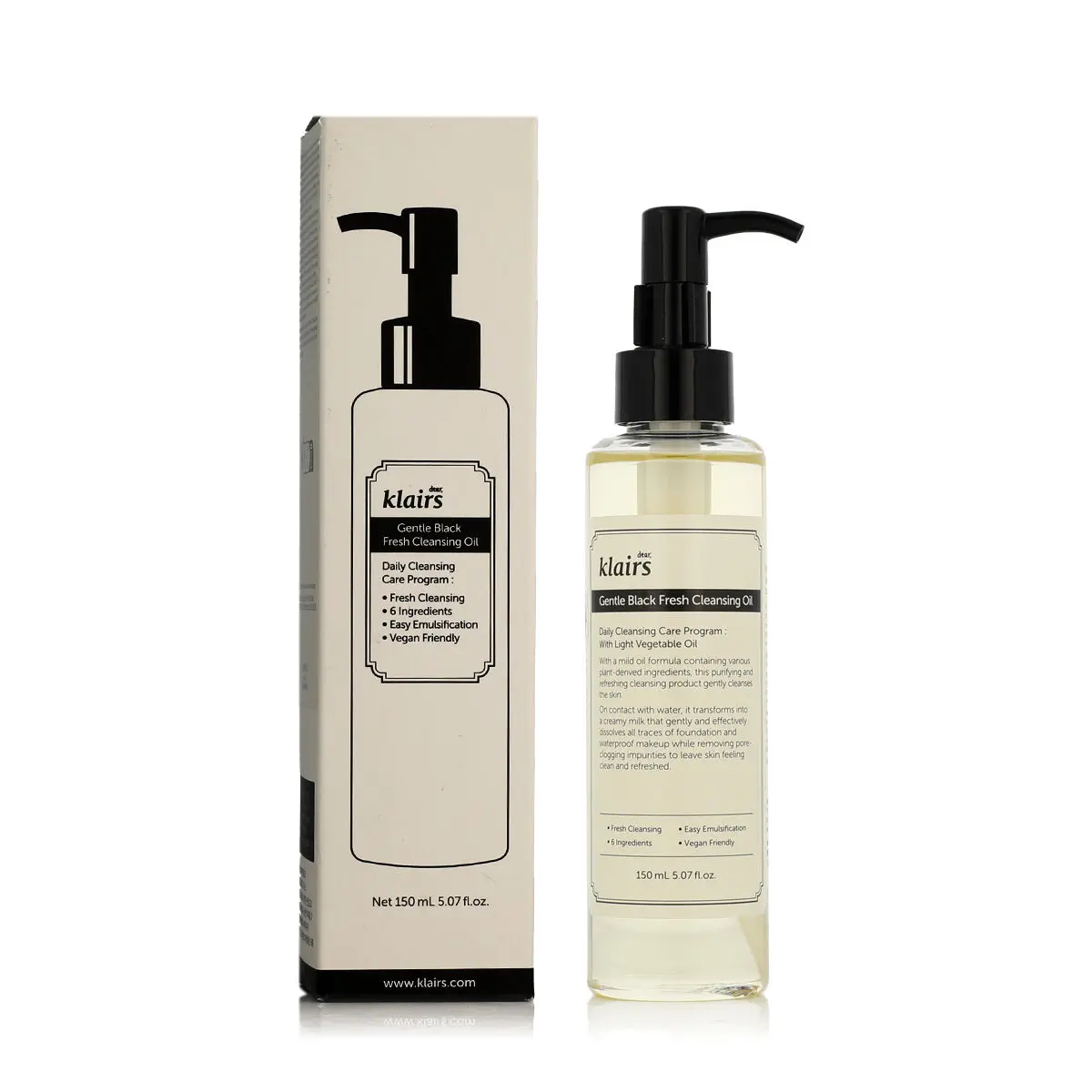 Saponetta Dear Klairs Gentle Black 150 ml