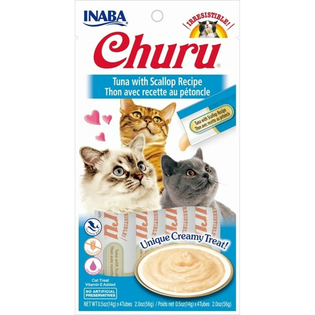 Spuntino per Cat Inaba Churu 4 x 14 g Tonno