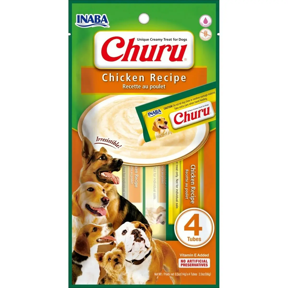 Snack per Cani Inaba Churu Chicken Recipe Pollo 4 x 14 g