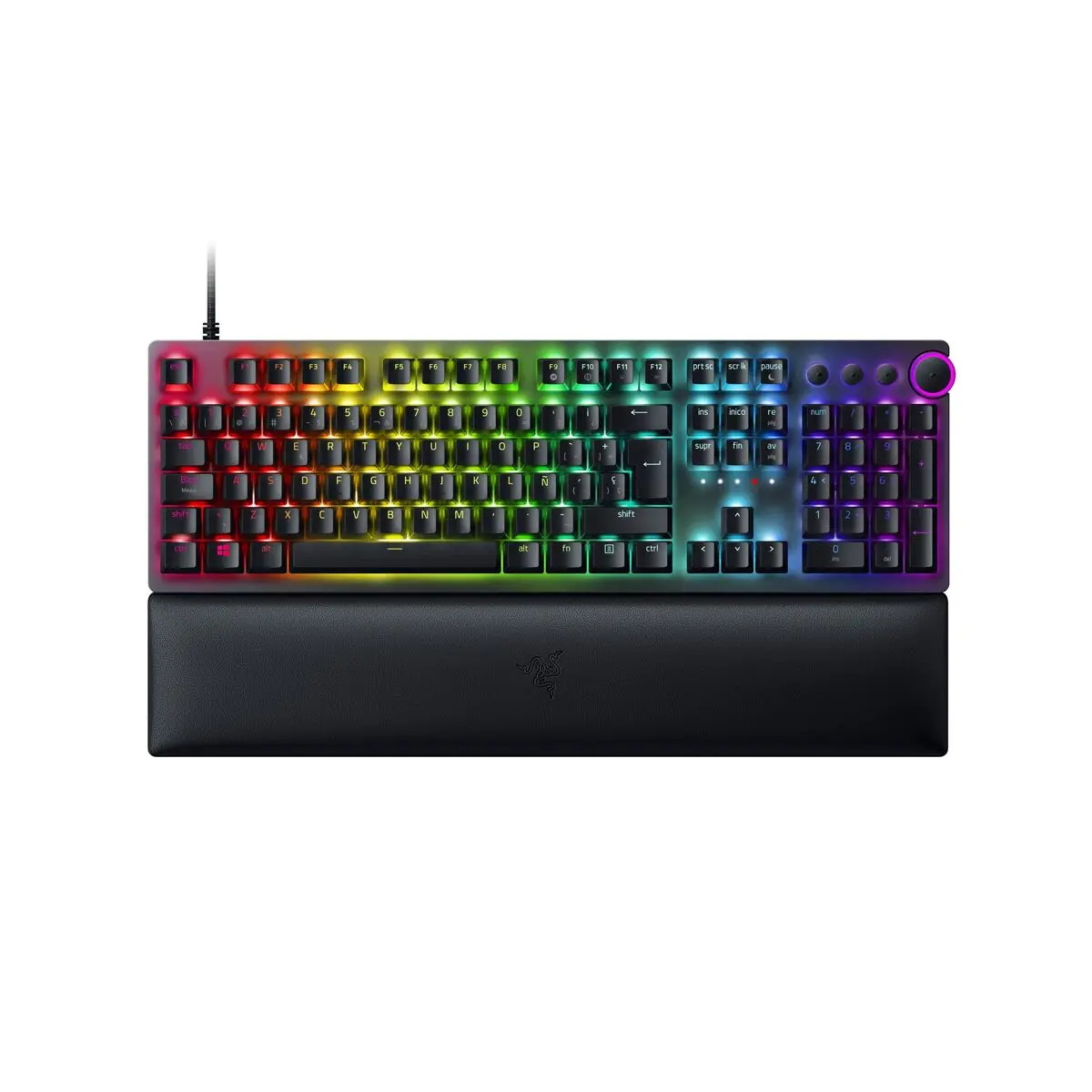 Tastiera per Giochi Razer Huntsman V2 (Purple Switch) Qwerty in Spagnolo