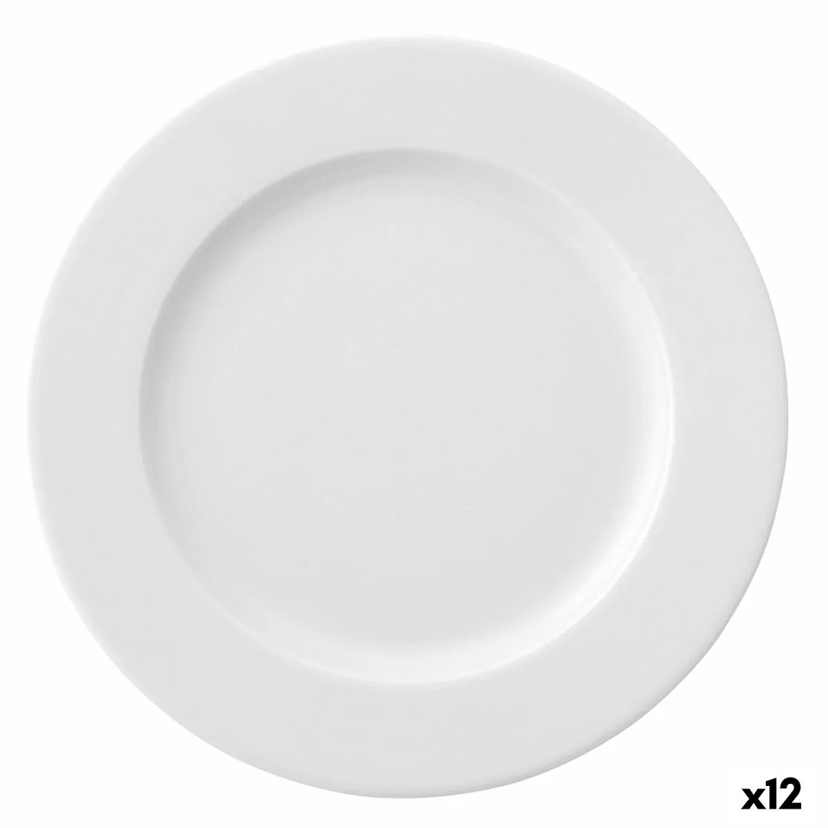 Piatto da pranzo Ariane Prime Bianco Ceramica Ø 27 cm (12 Unità)