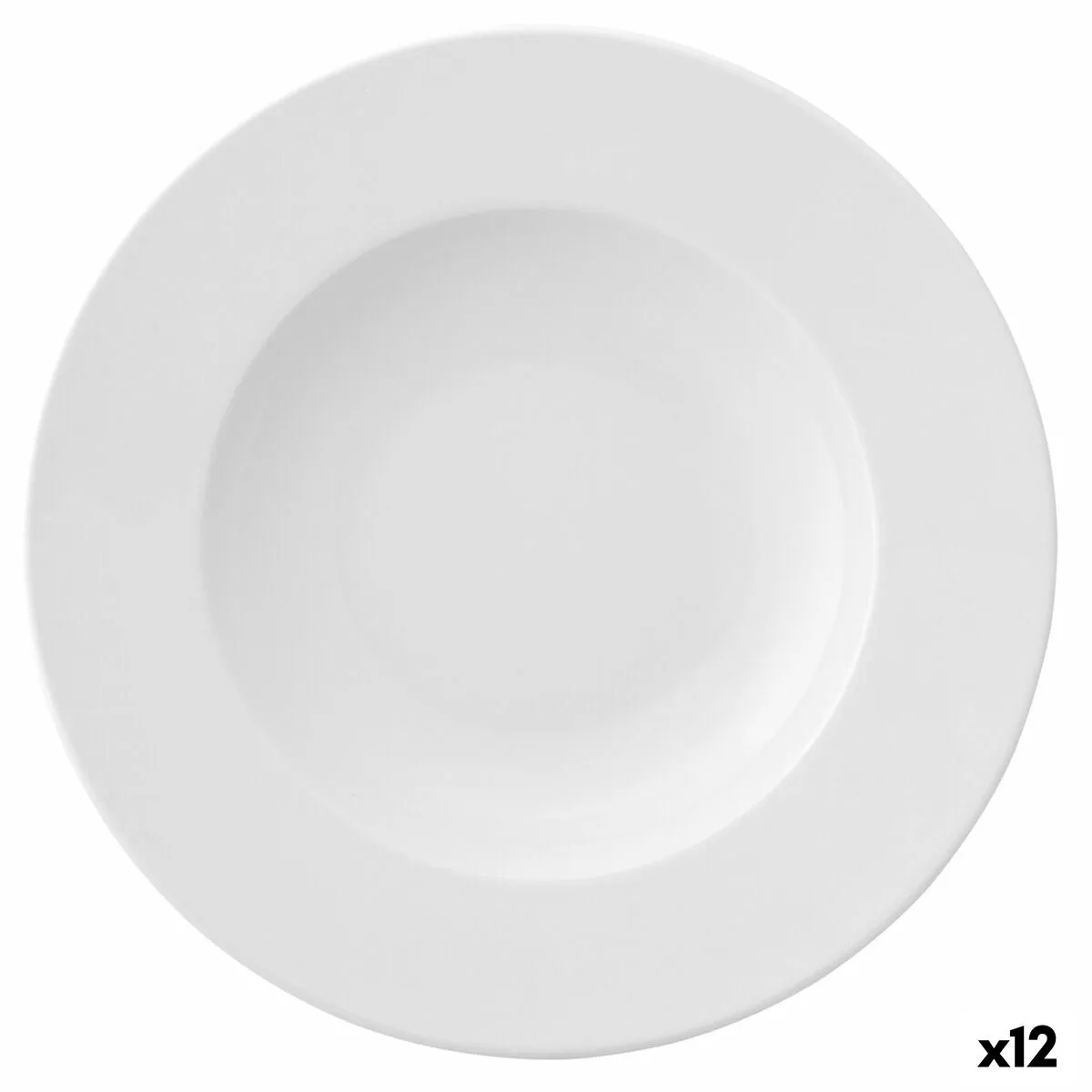 Piatto Fondo Ariane Prime Ceramica Bianco (23 cm) (12 Unità)