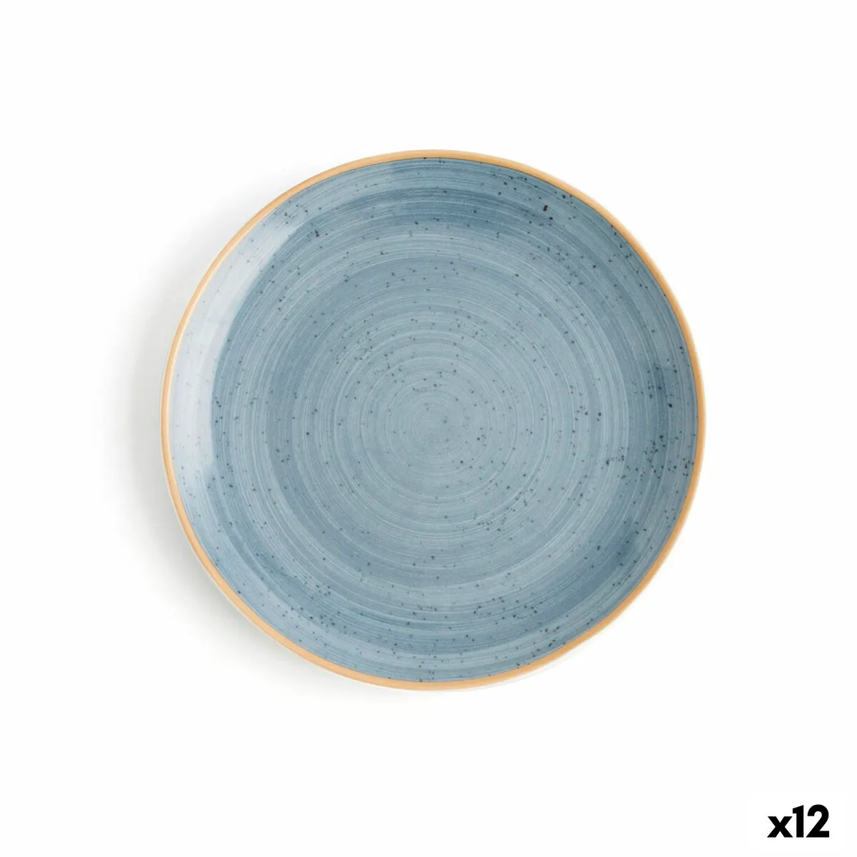 Piatto da pranzo Ariane Terra Azzurro Ceramica Ø 21 cm (12 Unità)