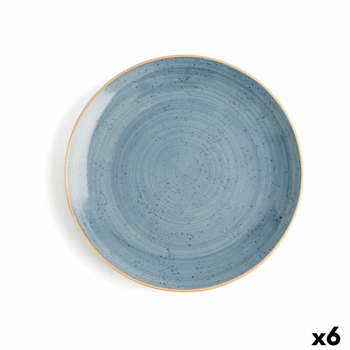 Piatto da pranzo Ariane Terra Azzurro Ceramica Ø 27 cm (6 Unità)