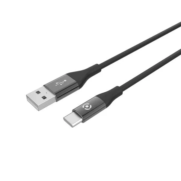 USB-A TO USB-C 15W CABLE BLACK