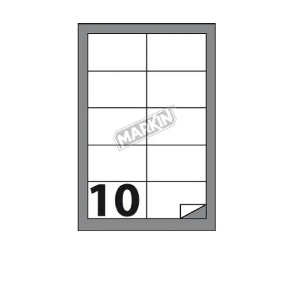 CF1000 ETICHETTE 10F X 10  87 53