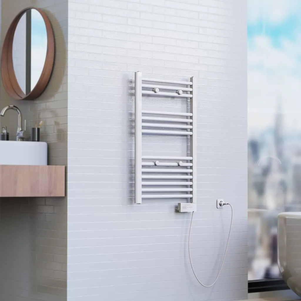 EISL Termoarredo per il Bagno con Timer Bianco 80x50x15 cm