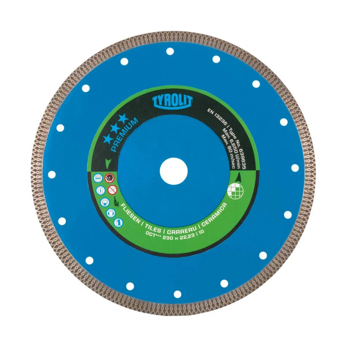 Disco da taglio Tyrolit Ø115 x 1,2 x 22,23 mm