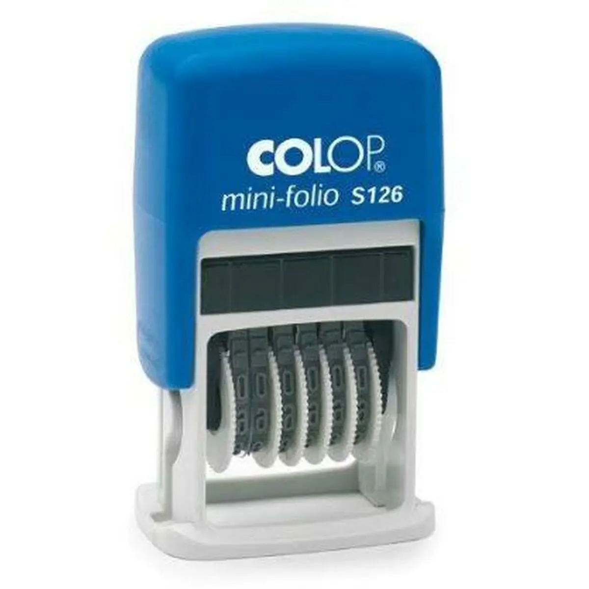 Sigillo Colop S 126 Azzurro Bianco Nero