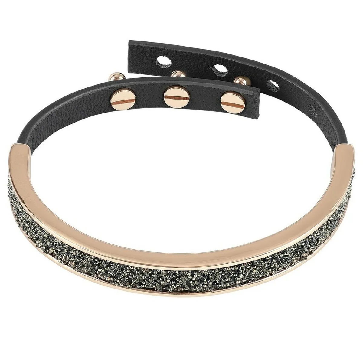 Bracciale Donna Adore 5260437 Grigio Pelle (6 cm)