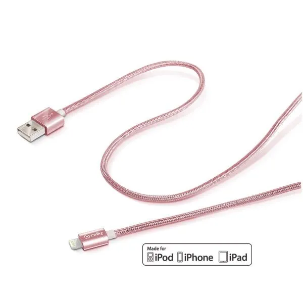 USB-A TO LIGHTNING 10W CABLE R.GOLD