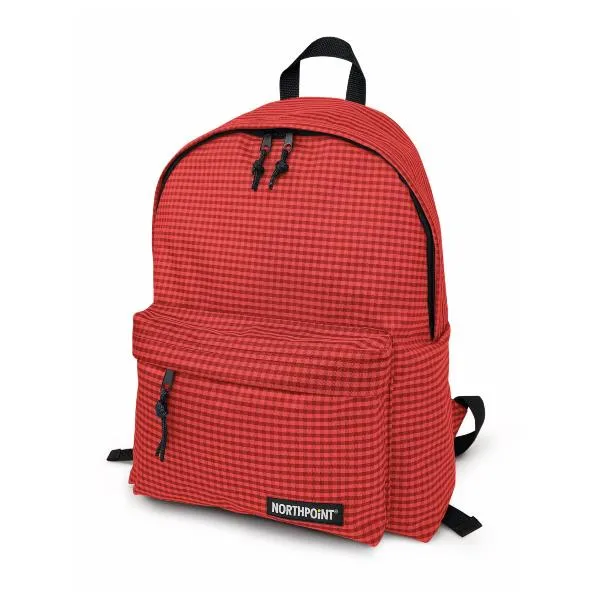 ZAINO NORTHPOINT QUADRI ROSSO