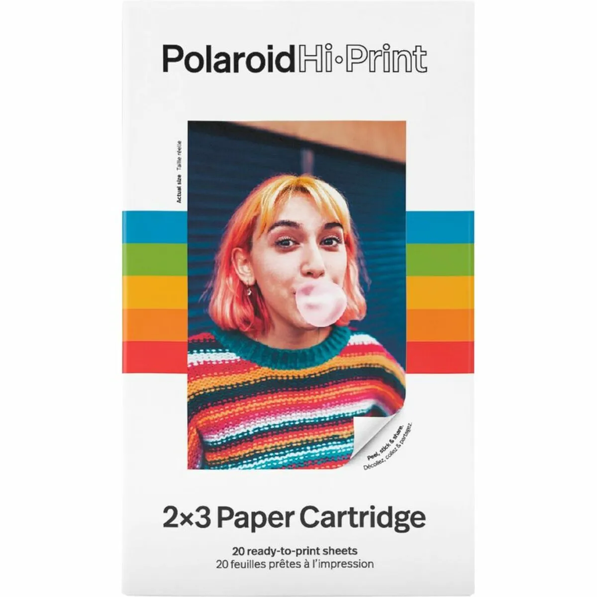 Carta Fotografica Lucida Polaroid Hi-Print 20 Pezzi