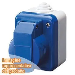 PRESA IEC309 3P T 16A 380V IP44 PAR