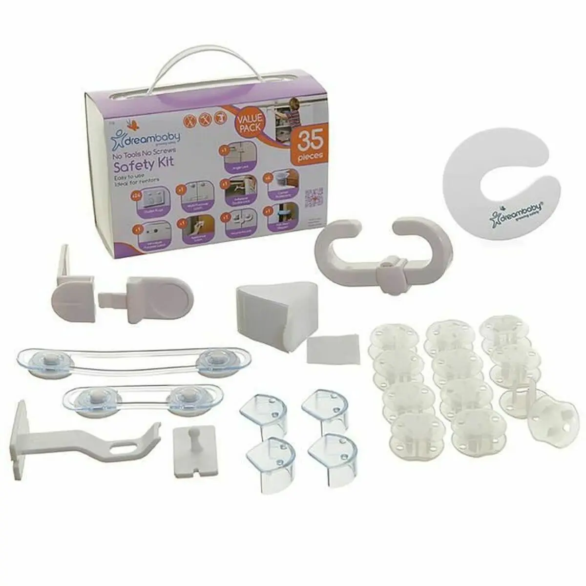 Kit di Sicurezza per la Casa Dreambaby Baby Safety Kit 35 Pezzi