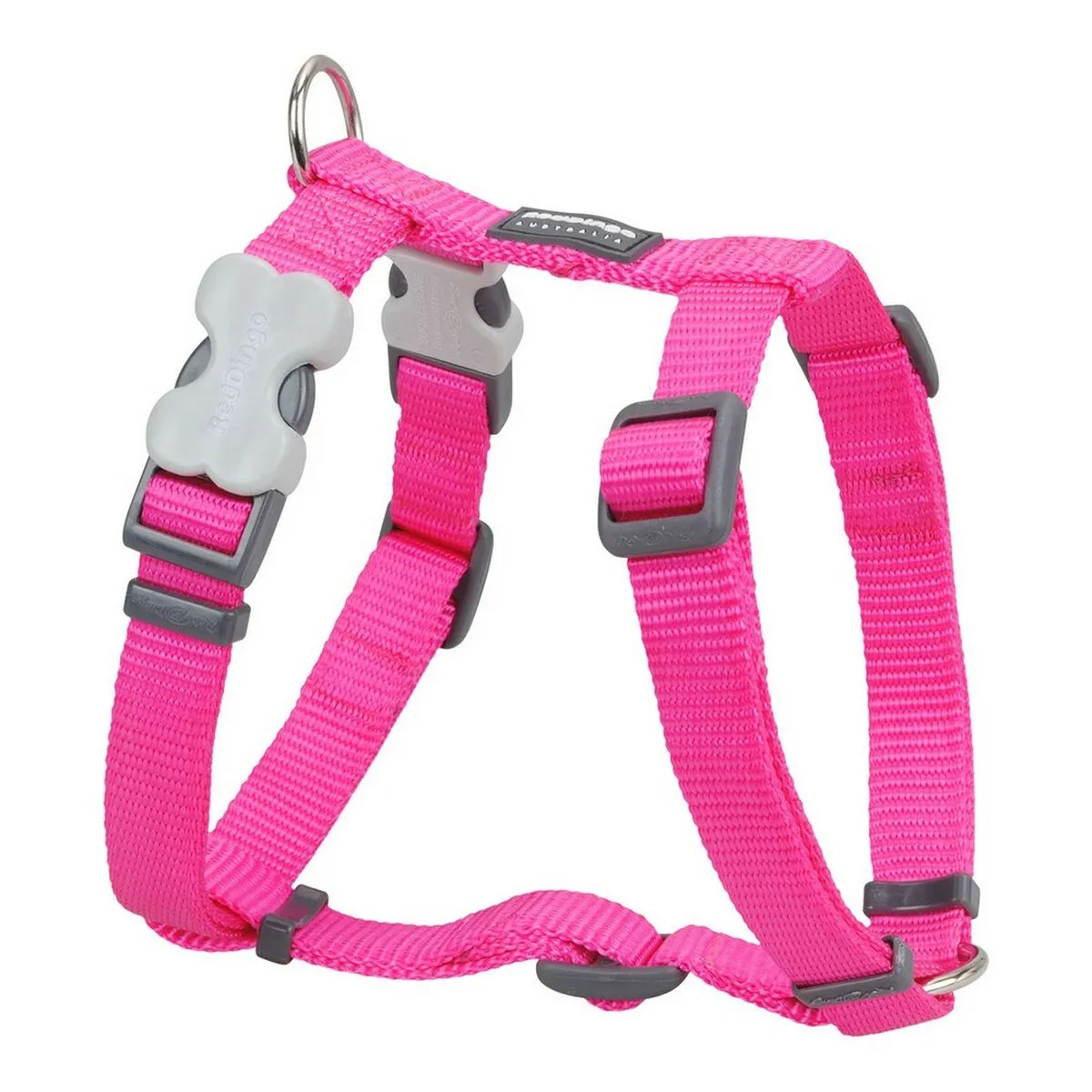 Imbracatura per Cani Red Dingo Liscio Fucsia