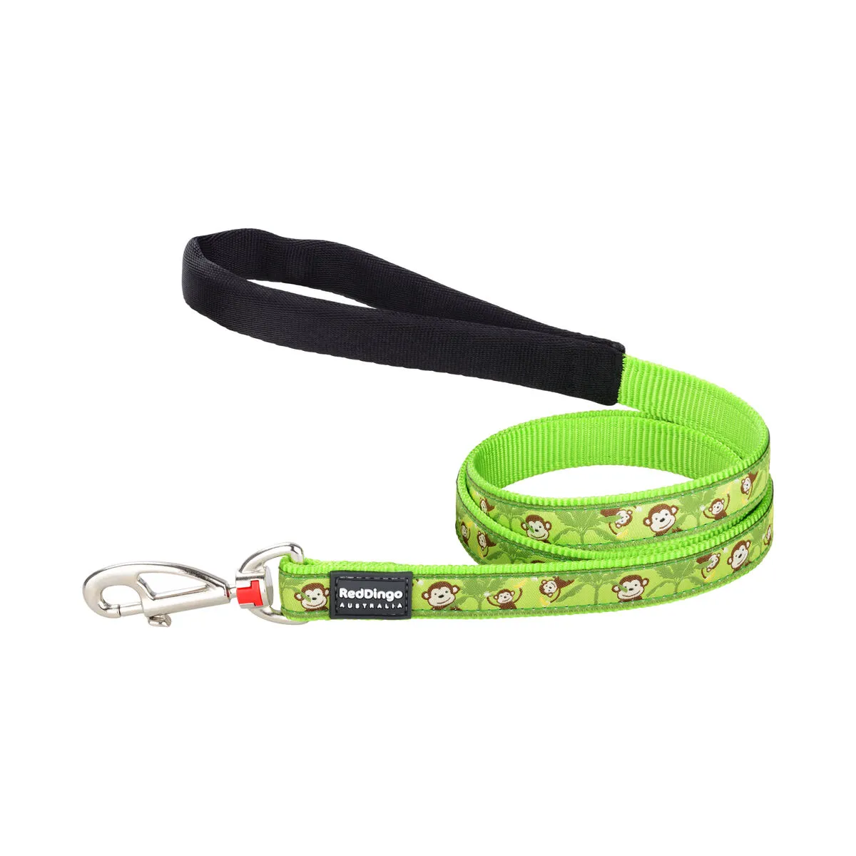 Guinzaglio per Cani Red Dingo STYLE MONKEY LIME GREEN 2 x 120 cm