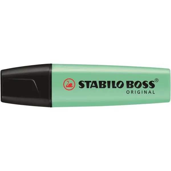 CF10 STABILO BOSS PASTEL VERDE MENT