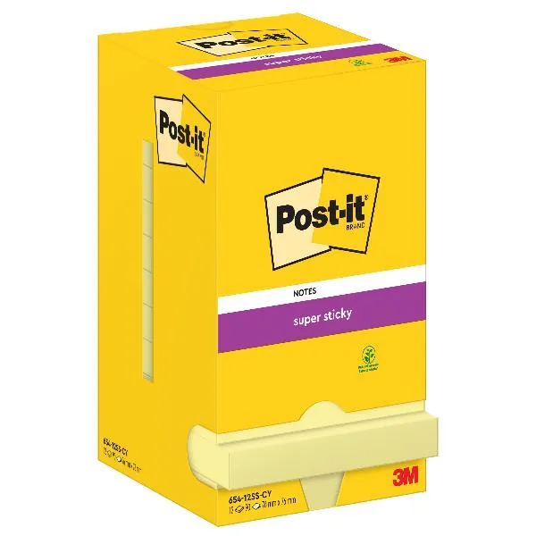 CF12BLOC POST-IT SUPSTIC654-6SSCY