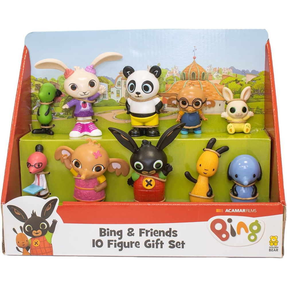 Bing Friends 10 Personaggi Idea Regalo Fedele Riproduzione Set Action Figure (1)