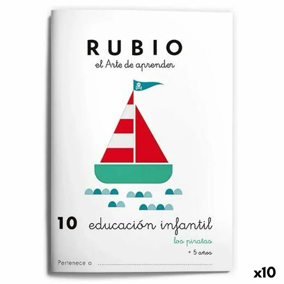 Quaderno di educazione della prima infanzia Rubio Nº10 A5 Spagnolo (10 Unità)