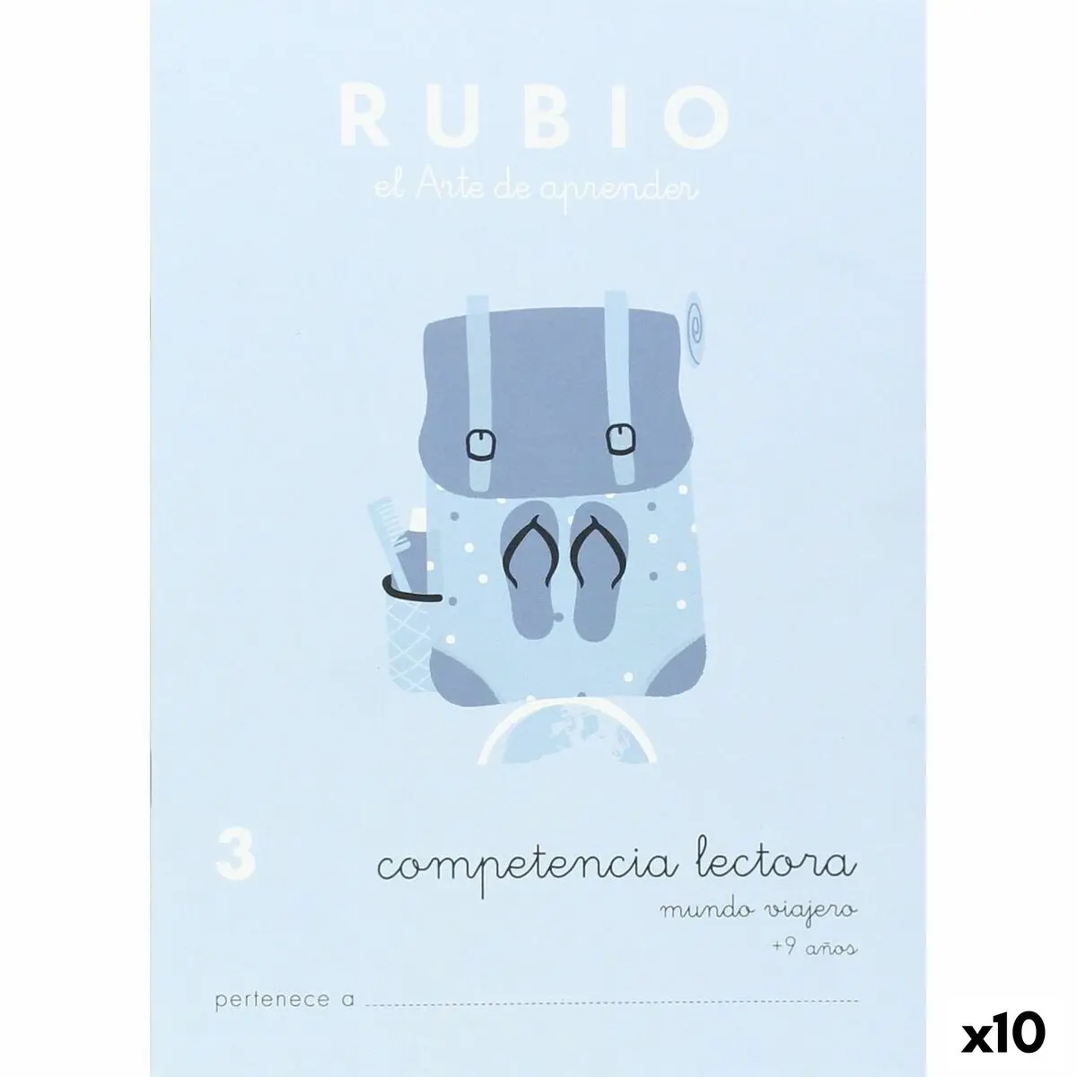 Quaderno di comprensione della lettura Rubio Nº3 A5 Spagnolo (10 Unità)