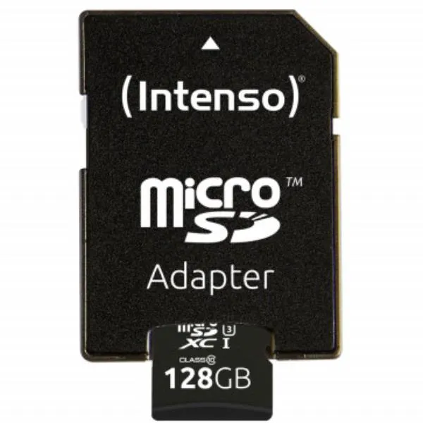 MICRO SD CON ADATTATORE 128GB UHS