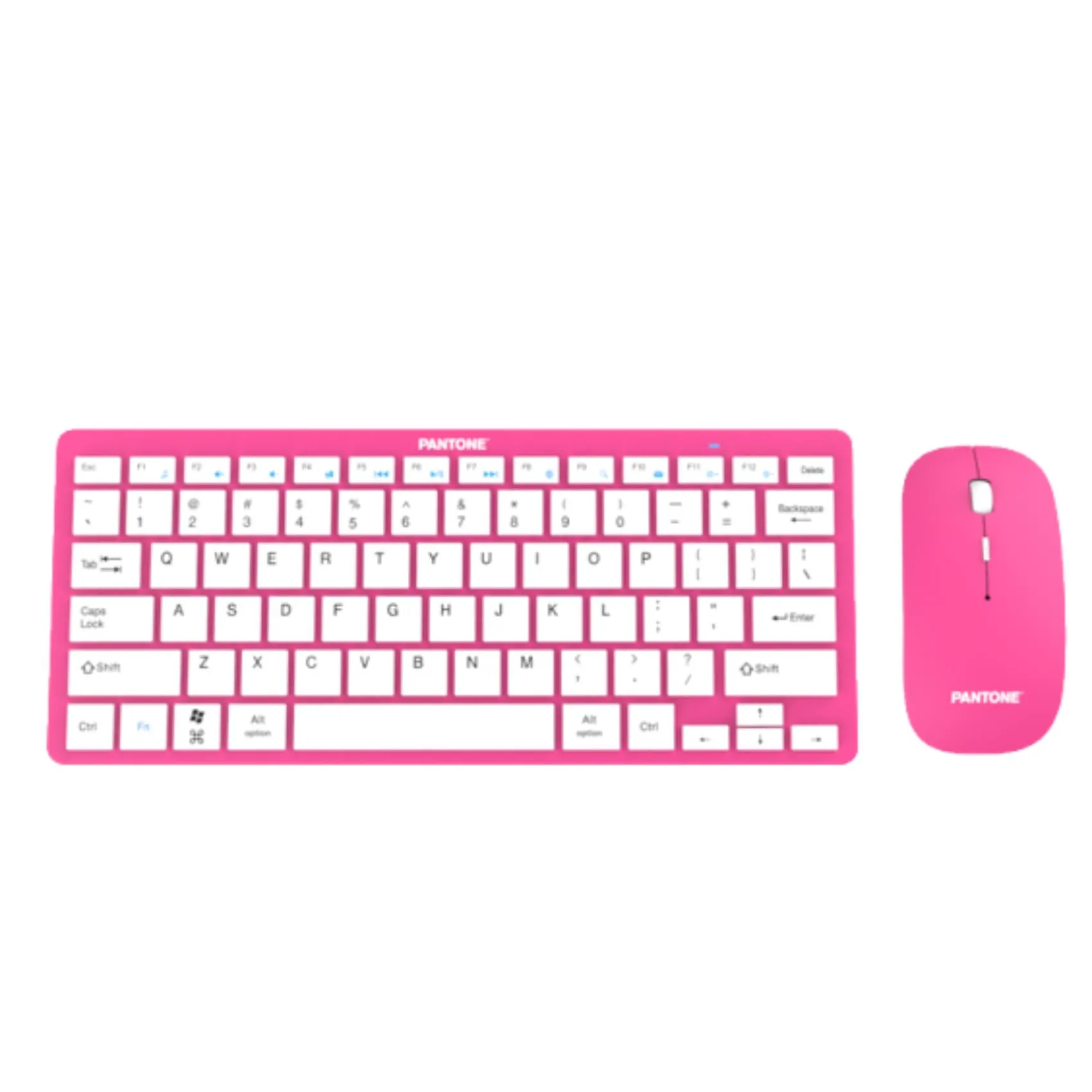 PANTONE TASTIERA CON MOUSE PINK