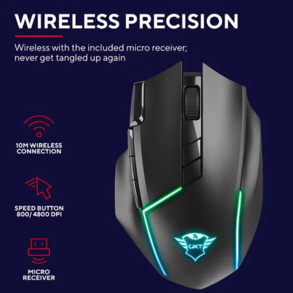 GXT 131 RANOO WIRELESS GAMING MOUSE