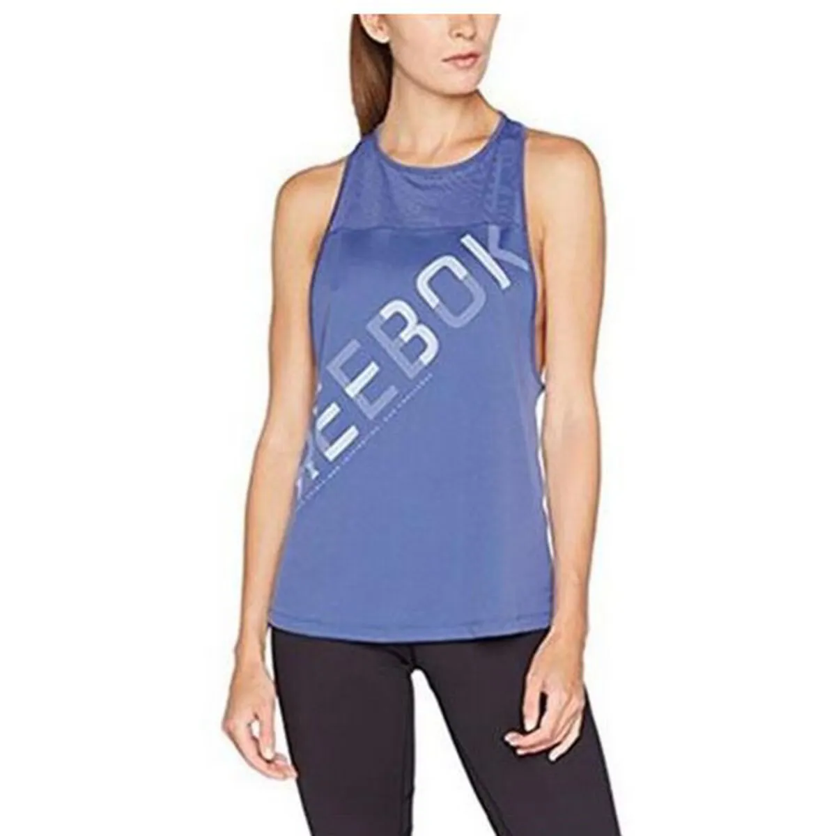 Canotta Donna Reebok Wor Graphic Mesh Tank