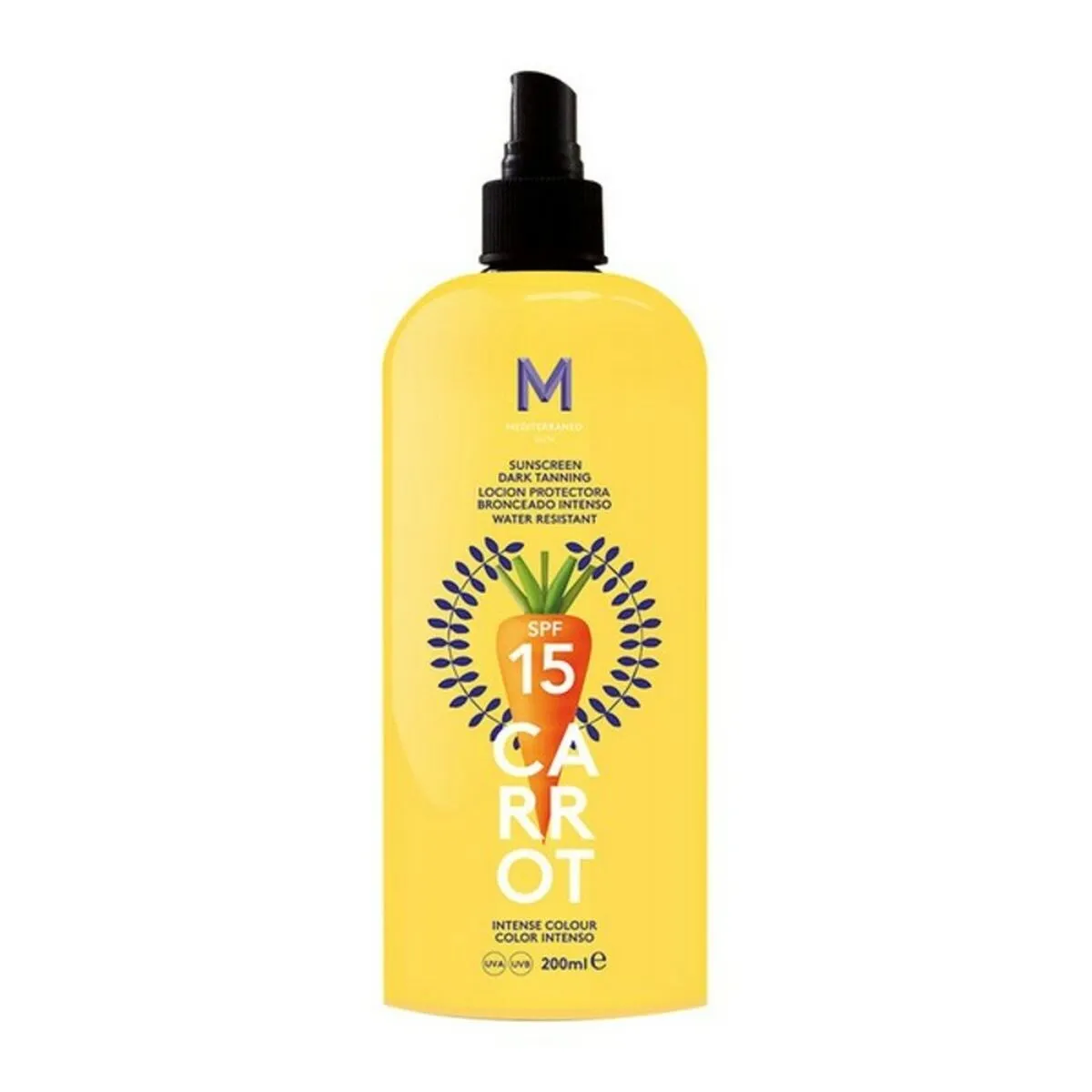 Protezione Solare Carrot Mediterraneo Sun 100 ml 200 ml Spf 15