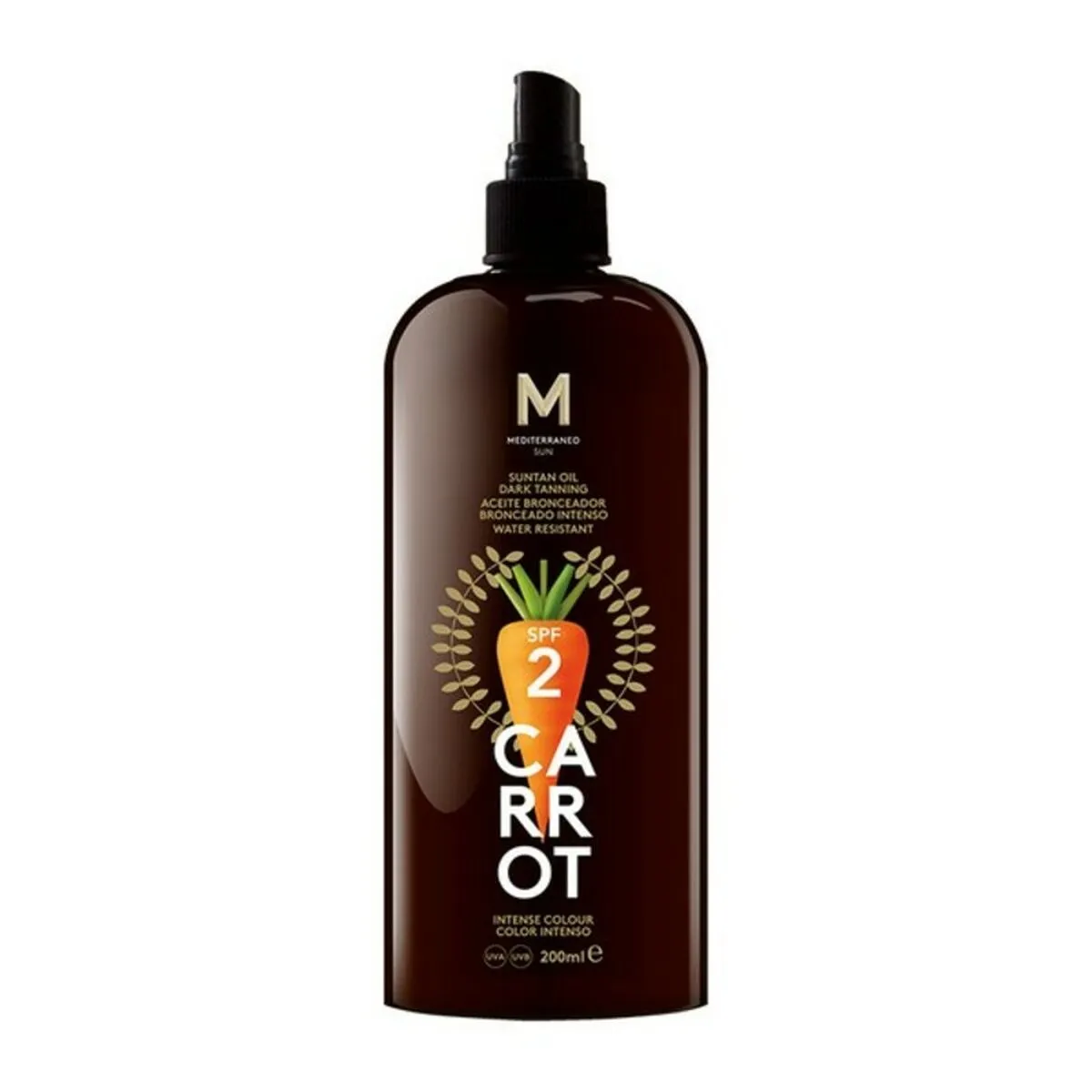 Protezione Solare Carrot Suntan Oil Mediterraneo Sun