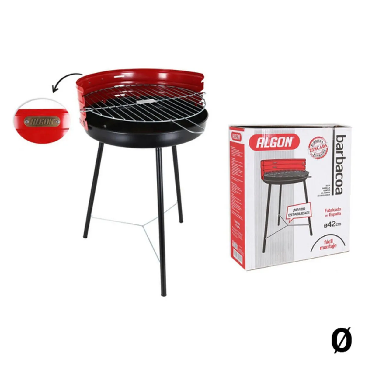 Barbecue Algon Rosso