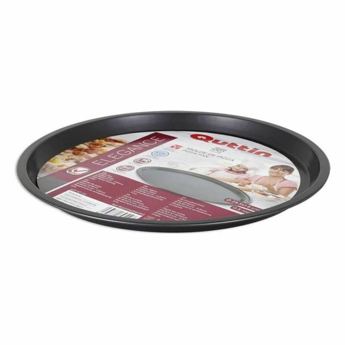 Piatto per Pizza Quttin Acciaio al carbonio 33 x 1,5 cm