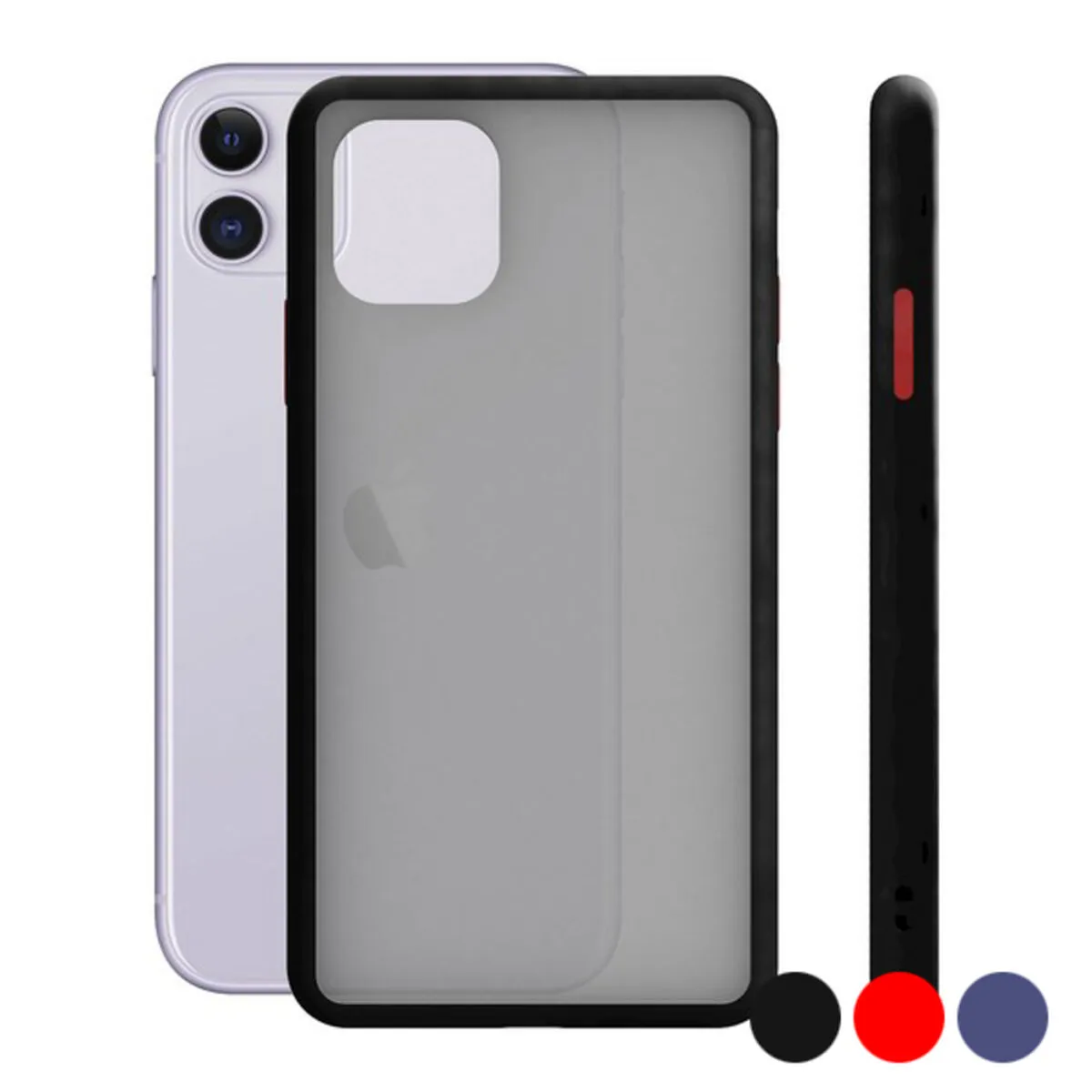 Custodia per Cellulare iPhone 11 KSIX Duo Soft iPhone 11